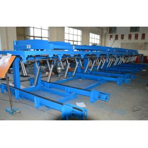 China 12 Meters  Auto Stacker For Roll Forming Equipment Conveyer Belt Speed 36m / min supplier
