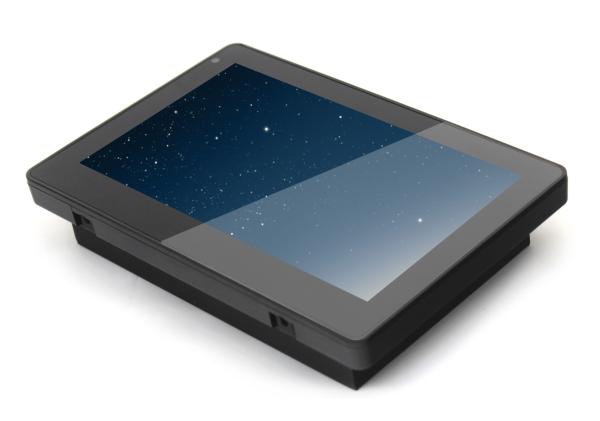 OEM RJ45 POE WIFI Rugged Inwall Mount 7'' Android Tablet With NFC LED Light For Digital Signage