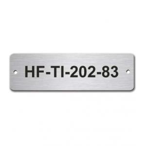 Logo Engraved Stainless Steel Metal Card Label Aluminium Steel