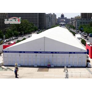 White Aluminum Temporary Storage Structures Industrial Canopy Tent Wind Resistant