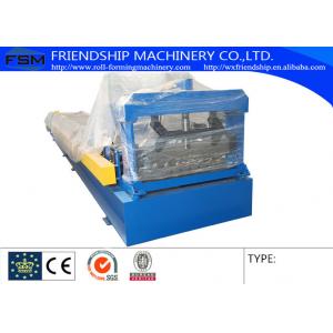 China 0.4-0.6mm Thickness 35mm Height Roof Panel Corrugated Sheet Roll Forming Machine With PLC Controller wholesale