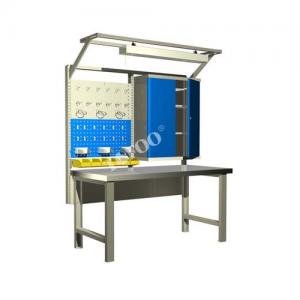 Multi Functional ESD Work Table , ESD Safe Workbench Anti Static Castors Available