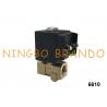 6610 6012 CEME Type 2/2 Way NC Brass Solenoid Valve G1/4'' 24V 110V 220V