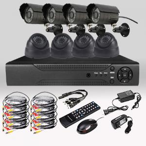 China CCTV Security DIY 8CH 720P 1.0MP Camera AHD DVR Day Night Home Surveillance System supplier