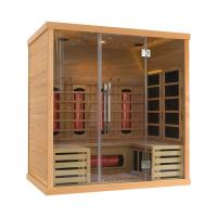 China 4 Person  Health Deluxe Far Infrared Sauna Room Home Indoor Infrared Sauna Room on sale