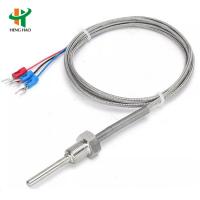 China Temperature Sensor PT100 Thermistor , NTC 10K Thermocouple PT500 Temperature Probe on sale