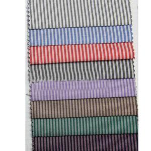 China Customizable Yarn Count Blackout TC Stripe Yarn Dyed Men's Shirt Fabric for Export supplier