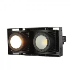 China IP65 Waterproof 2*100W Led Stage Blinders , DMX  Led Cob Audience Stage Light supplier
