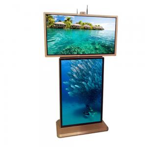 China Dual Screen Free Standing Digital Signage With High Performance CPU supplier