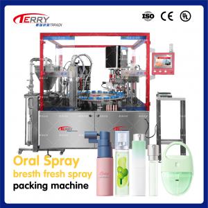 China CE Automatic Liquid Bottle Filling Machine 35-40 Bottles / Min supplier