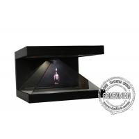 270 3D Holographic Display , Pyramid Vitual Advertising 3d hologram screen Light Control