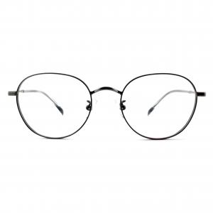 FM2571 Stainless Optical Eyeglasses Frames , Unisex Full Rim Round Frame