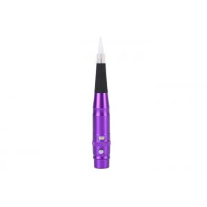 Purple 7V  Permanent Makeup Machine , Semi Permanent Makeup Digital Tattoo Eyebrow Machine