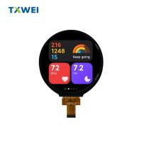 China 4.0 Inch Round Tft Display Full Color Circle MIPI Tft Interface TFT LCD Display 450cd/M2 on sale