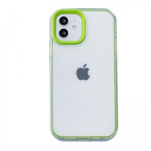 China 2 in 1 Transparent Bumper Phone Case For iPhone 14 14 pro max plus 13 pro 12 Soft Silicone Shockproof Back Cover supplier