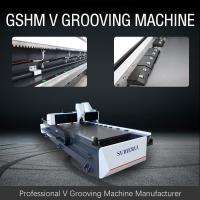 China CNC V Grooving Machine With Hydraulic Foot Drive For Door - Model 1225 on sale