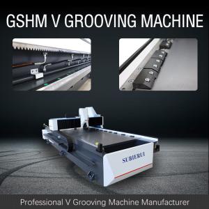 CNC V Grooving Machine With Hydraulic Foot Drive For Door - Model 1225