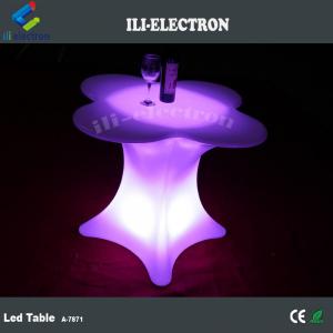 Portable Plastic LED Cocktail Table Light For Outdoor Events