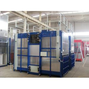 China Paited Blue Single Cage Hoist 2000KGS High Capacity , Cage Style supplier