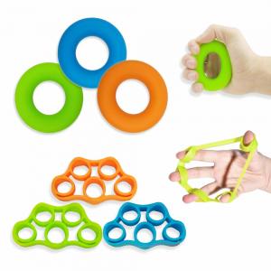 Silicone Hand Grip Strengthener Finger Exerciser Grip Strength Trainer NEW MATERIAL Forearm Grip Workout FingerStretcher