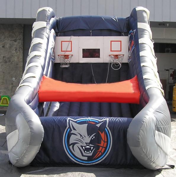Fun Inflatable Interactive Games Charlotte Bobcats Inflatable Kids Games