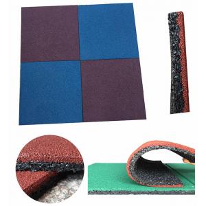 Soundabsorb Playground Flooring Mats , Rubber Outdoor Mat For Playground