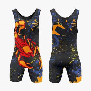 Reversible Personalized Wrestling Singlet Unisex Anti Pilling