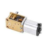 China 3V - 6V Horizontal Right Angle DC Worm Gear Motor Short Shaft Low Speed High Torque on sale