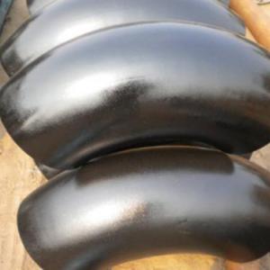 China Dn100 Butt Welding Fittings STD Sch40 90 Degree Black Pipe Elbow supplier