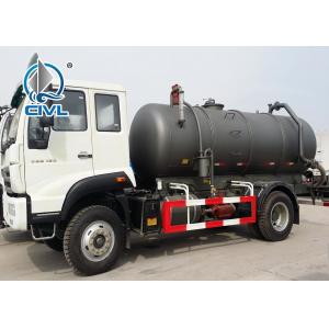 China Sinotruck SWZ  4x2 226HP 14000 Liters Sewage Suction Truck / Vacuum Tanker supplier