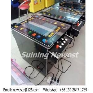 China Australia Love PAC MAN Cocktail Table Mini Coin Operated Video Arcade Game Machine supplier