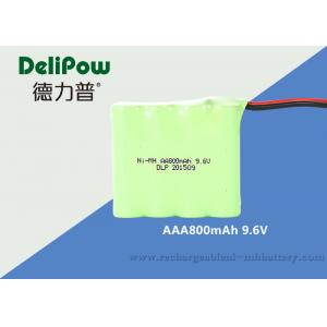 China Emergency Light NIMH Aaa Battery Packs Rechargeable 9.6V 800mAh supplier