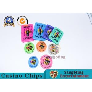 ABS RFID Gambling Chips , Monte Carlo Blackjack Poker Chips With Security Number