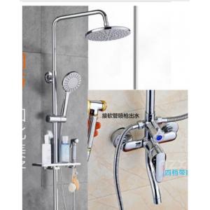 Chrome Bathroom Shower Head Set 22mm Rain Mixer Shower Combo Set