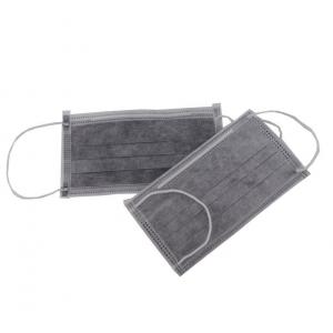 Activated Carbon Disposable Face Mask 4 Ply Non Woven Breathable Material