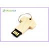 keychain High Speed Usb Flash Drive , Personalised wooden usb sticks gift