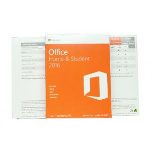 China Microsoft Office 2016 Home Student for Windows Retail Online Activate Key & package+DVD supplier