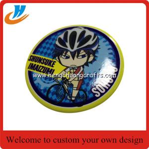 Custom Cute Tin Emblem Button Badge,Cartoon button tin badge for Advertising Gifts