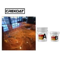 China Low VOC Powder Epoxy Resin Metallic Epoxy Paint Flooring System on sale