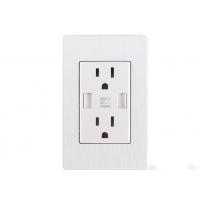 China American Wall Switch Socket Six Holes With Dual USB 3.1A 2.1A 50HZ on sale