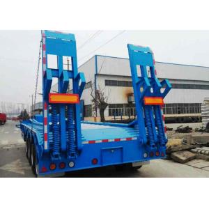 China 4 Axle low bed semi trailer 80 ton low load trailers supplier