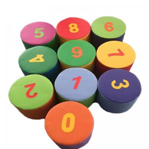 China Kids Indoor Soft Play Toys / Foam Figure Numbering Block  Environmental Protection supplier