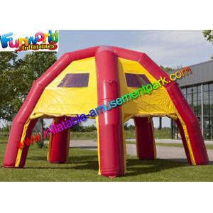 Red Yellow Waterproof Advertising Air Inflatable Spider Tent For Event