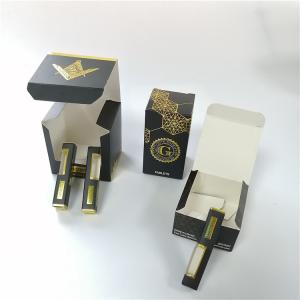 China Child Proof Gift Box Packaging Colored Printed Folding Paper E Cigarette Smoke Oil Bottle supplier