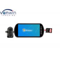 China Universal AV 7 Inch HDMI Monitor Rearview Mirror With DVR Recording on sale
