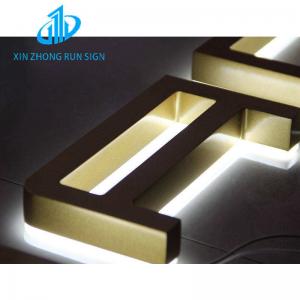 Custom Hot Sale 3D Ultra Thin Metal Signage Business Signs Acrylic Signage LED Channel Backlit Letters 3D LED Sign