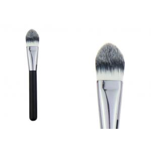 Black Mineral Powder Foundation Brush For Dry Skin , Powder Makeup Brush