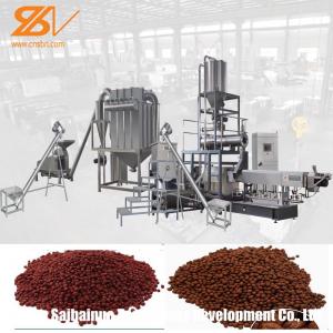 China Floating Fish Feed Production Line Turkey Projects Large Scale Animal Pet supplier