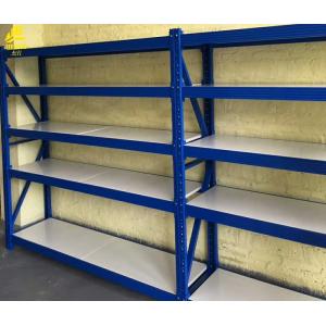 China Steel Structure Assembly Warehouse Storage Racks , Long Span Industrial Shelving supplier