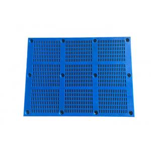 Tensioned PU Ming Screen Mesh , Dewatering Polyurethane Vibration Sieve Panel